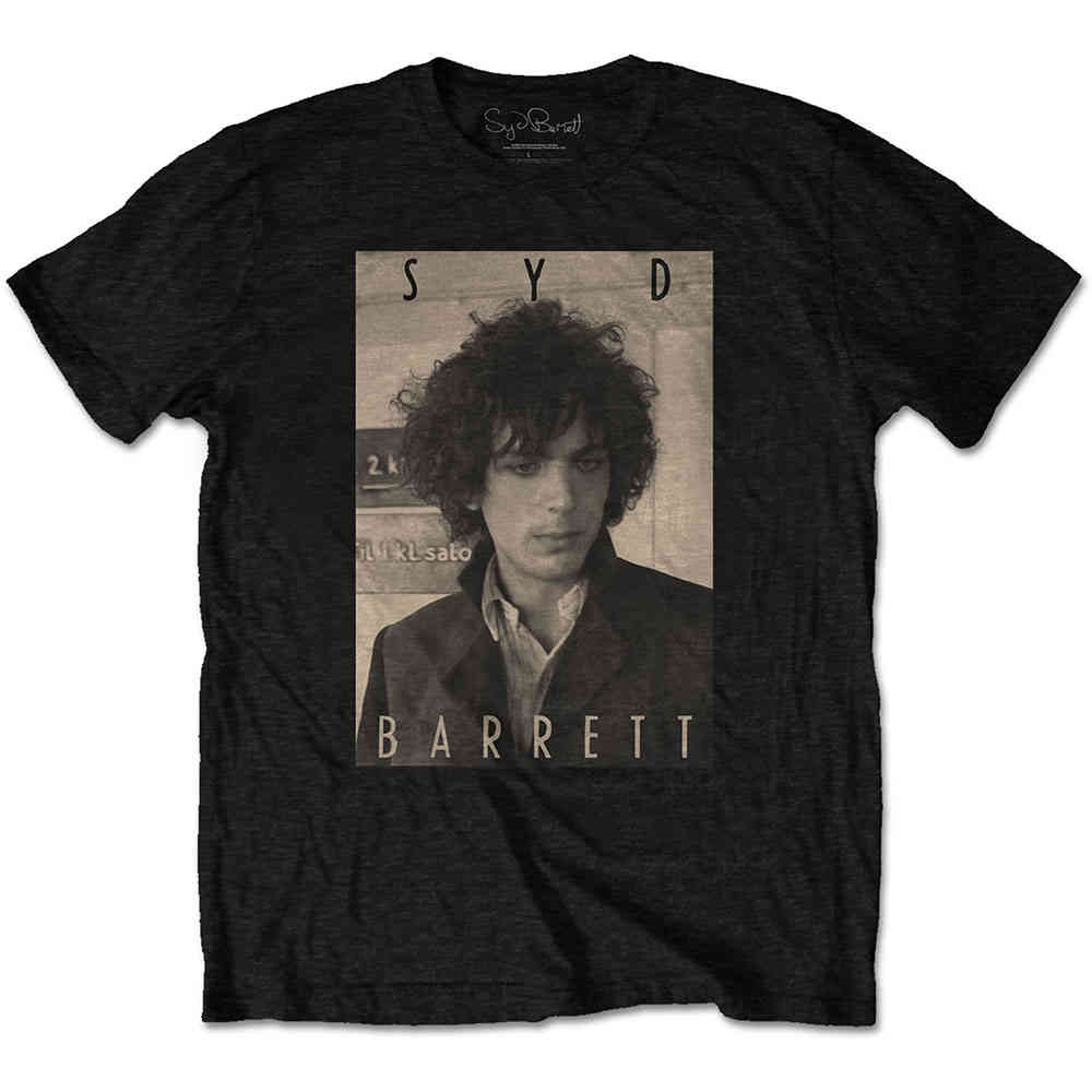 Syd Barrett - Sepia Mens Tshirt - Black